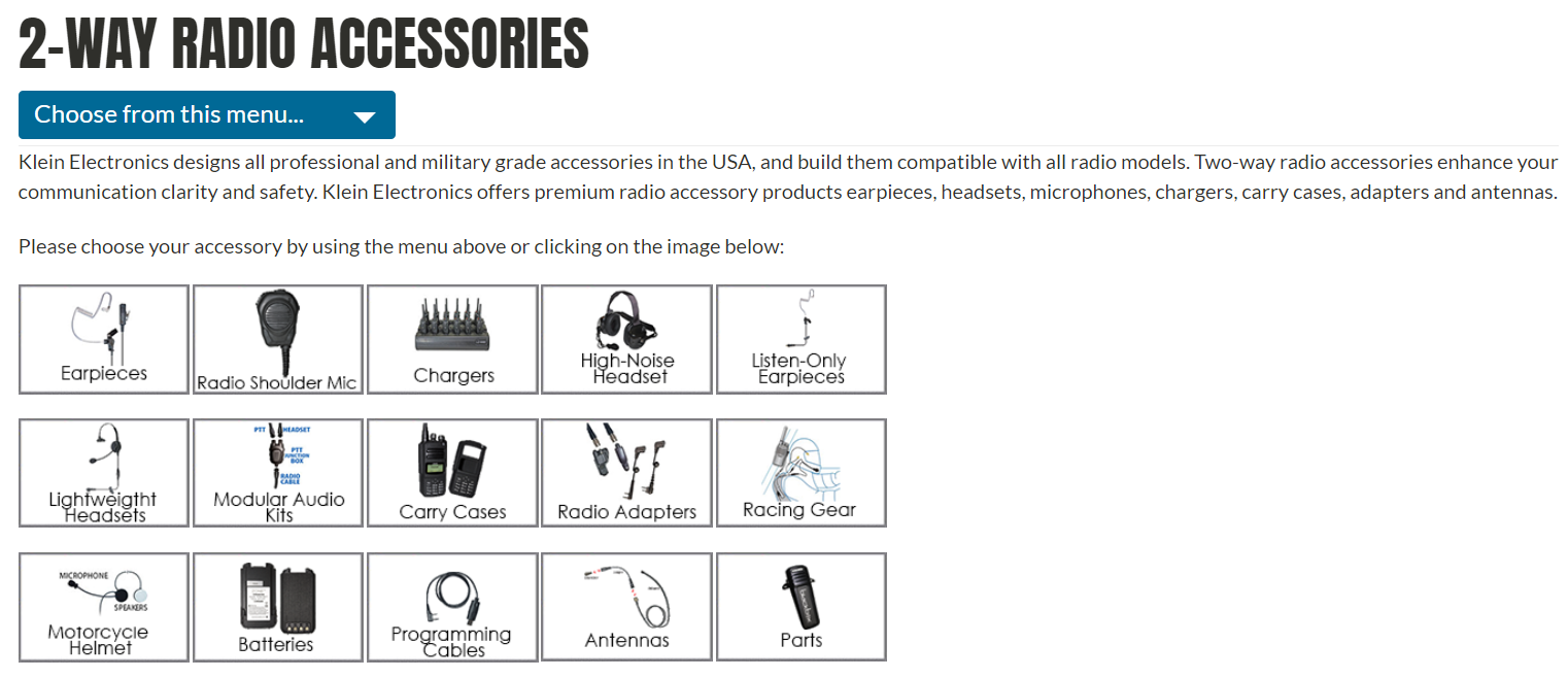2-Way Radio Accessories 